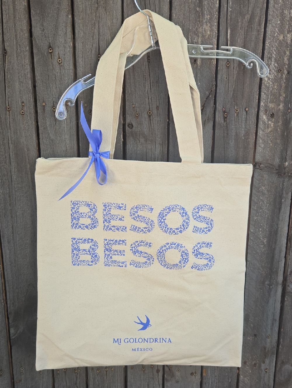 Mi Golondrina Canvas Tote New
